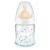 NUK Sklenená fľaša First Choice+ 120ml, latexový cumlík M, 0-6m