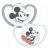 NUK Silikónový cumlík SPACE Mickey&Minnie 18-36m, 2ks