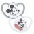 NUK Silikónový cumlík SPACE Mickey&Minnie 18-36m, 2ks